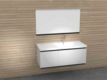 Muebles de baño con pintura UV de alto brillo