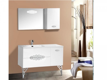 Muebles de baño con pintura UV de alto brillo