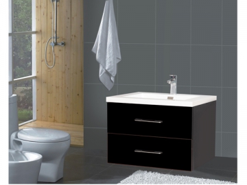 Muebles de baño con pintura UV de alto brillo