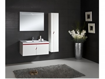 Muebles de baño con pintura UV de alto brillo