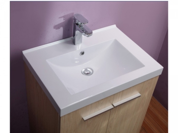 Muebles de baño con cubierta de PVC de aluminio encogido