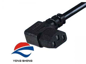 Conector de tres patas VDE IEC 60320 C13