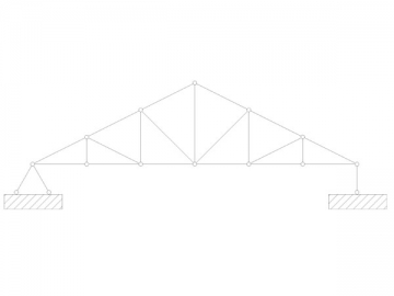 Celosía de construcción con estructura en acero
