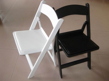 Silla de resina plegable