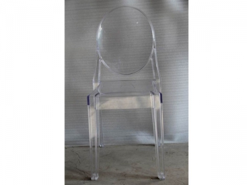 Silla de resina Ghost