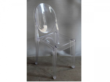 Silla de resina Ghost