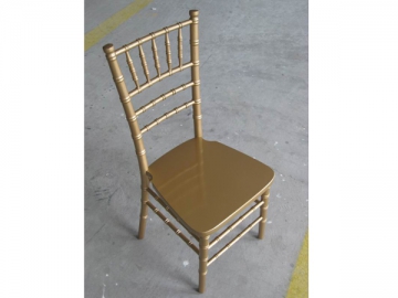 Silla Chiavari de madera estilo americano