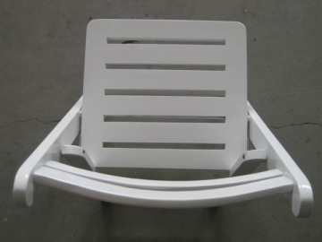 Silla de playa plegable de madera