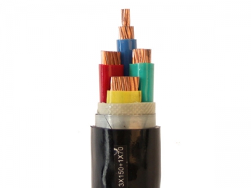 Cable aislado de PVC de 1kV/3kV retardante de llama