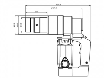 Llave de impacto eléctrica SAH-27E