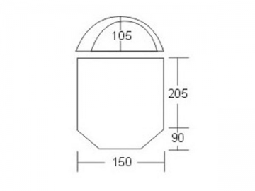 Tienda para 2 personas KM-9006