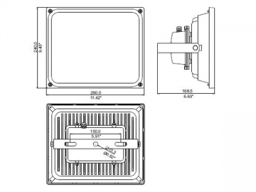 Reflector LED 50W