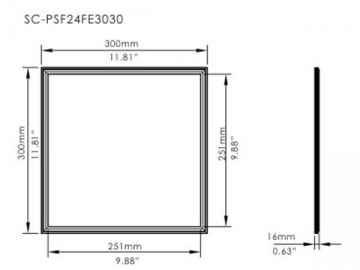 Panel de luces LED RGB