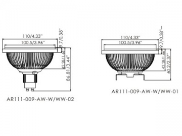 Reflector LED AR111