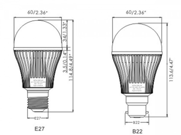 Bombillo LED  QP06 8W