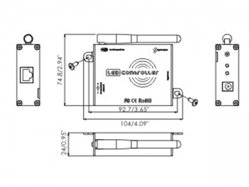 Controlador LED LC-0RGB-WIFI