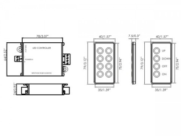 Controlador LED SC-WC7-V3/V4