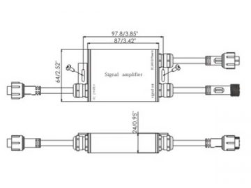 Amplificador LED SC-AP W-12-24