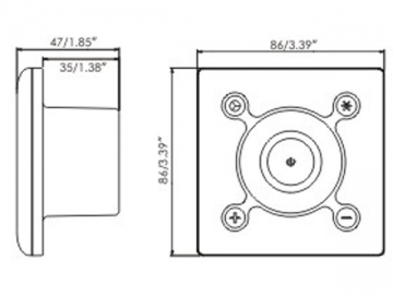 Regulador de brillo para panel de luces LC-0RGBW-D5-05-B