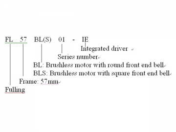 Motor sin escobillas de 57mm con driver interno