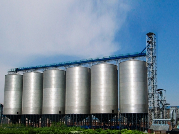 Equipo para almacenamiento de granos - Silo de acero galvanizado ensamblado