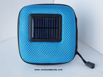 Altavoz de energía solar con estuche de tela de malla SD-010FS