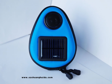 Altavoz solar con forma de gota de agua y estuche SD-010WS