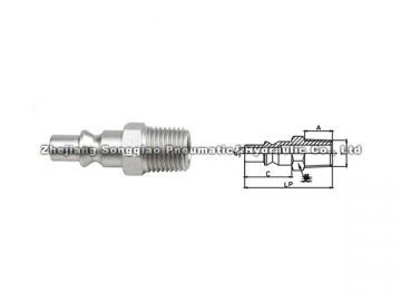 Acople neumático rápido de acero LSQ-300