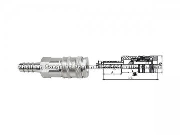 Acople neumático rápido de acero LSQ-300