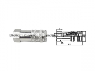 Acople neumático rápido de acero LSQ-320