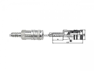 Acople neumático rápido de acero LSQ-320