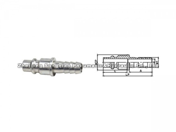 Acople neumático rápido de acero LSQ-430