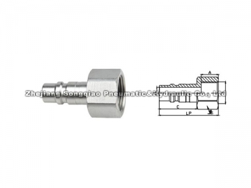 Acople neumático rápido de acero LSQ-550