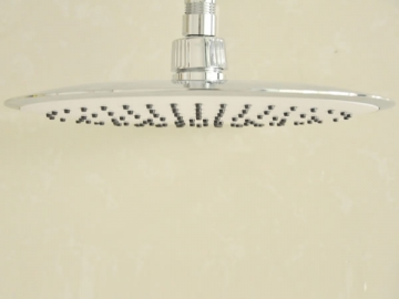 Cabezal de ducha fija oval ABS de 10 pulgadas para baño