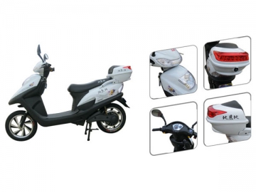 Scooter eléctrico con motor integrado en la rueda de 350W impulsado a batería de plomo-ácido RTDR40Z-16