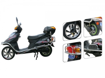 Scooter eléctrico con motor Pancake de 500W impulsado a batería de plomo-ácido RTDR38Z-16