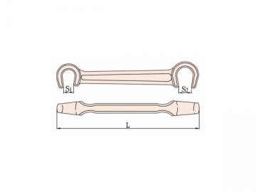 Llave tipo doble C antichispas 169