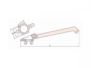 Llave para abrir barriles antichispas 179A