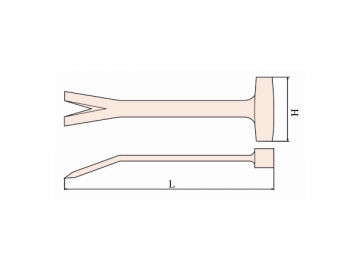 Martillo sacaclavos antichispas 241