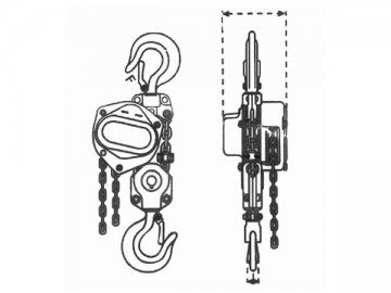 Polipasto de cadena manual antichispas 308A