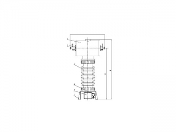 Transformador de corriente SF6 35~550KV