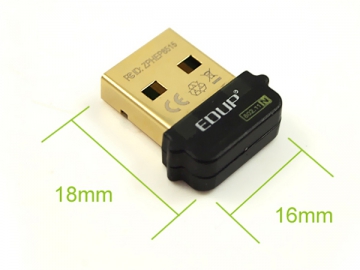 Mini adaptador inalámbrico USB 802.11N  EP-N8508GS de 150Mbps