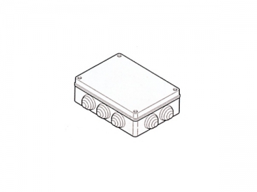 Caja de conexiones IP44 con cubierta a presión