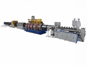 Línea de extrusión de tubos corrugados de HDPE/PP de doble pared SBG800