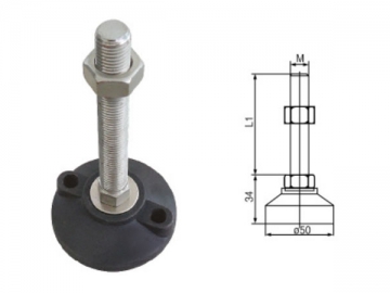 Pies de nivelación para fijación de máquinas