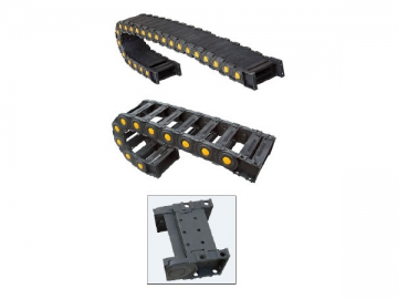 Cadena portacables de plástico de ingeniería deslizante para carga pesada