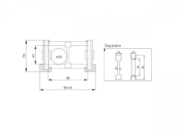 Cadena portacables de plástico de ingeniería de gran longitud serie TLZ