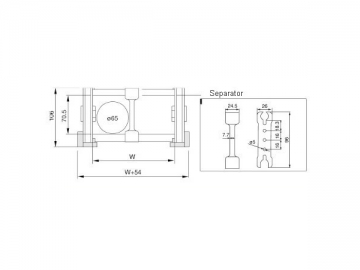 Cadena portacables de plástico de ingeniería de gran longitud serie TLZ