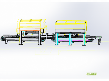 Línea automática para cortar piedras RQG600L (1000L)   RQG2400L