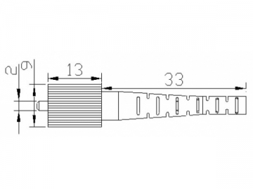 Conector de fibra óptica SC/LC/FC/ST/MU/D4/DIN